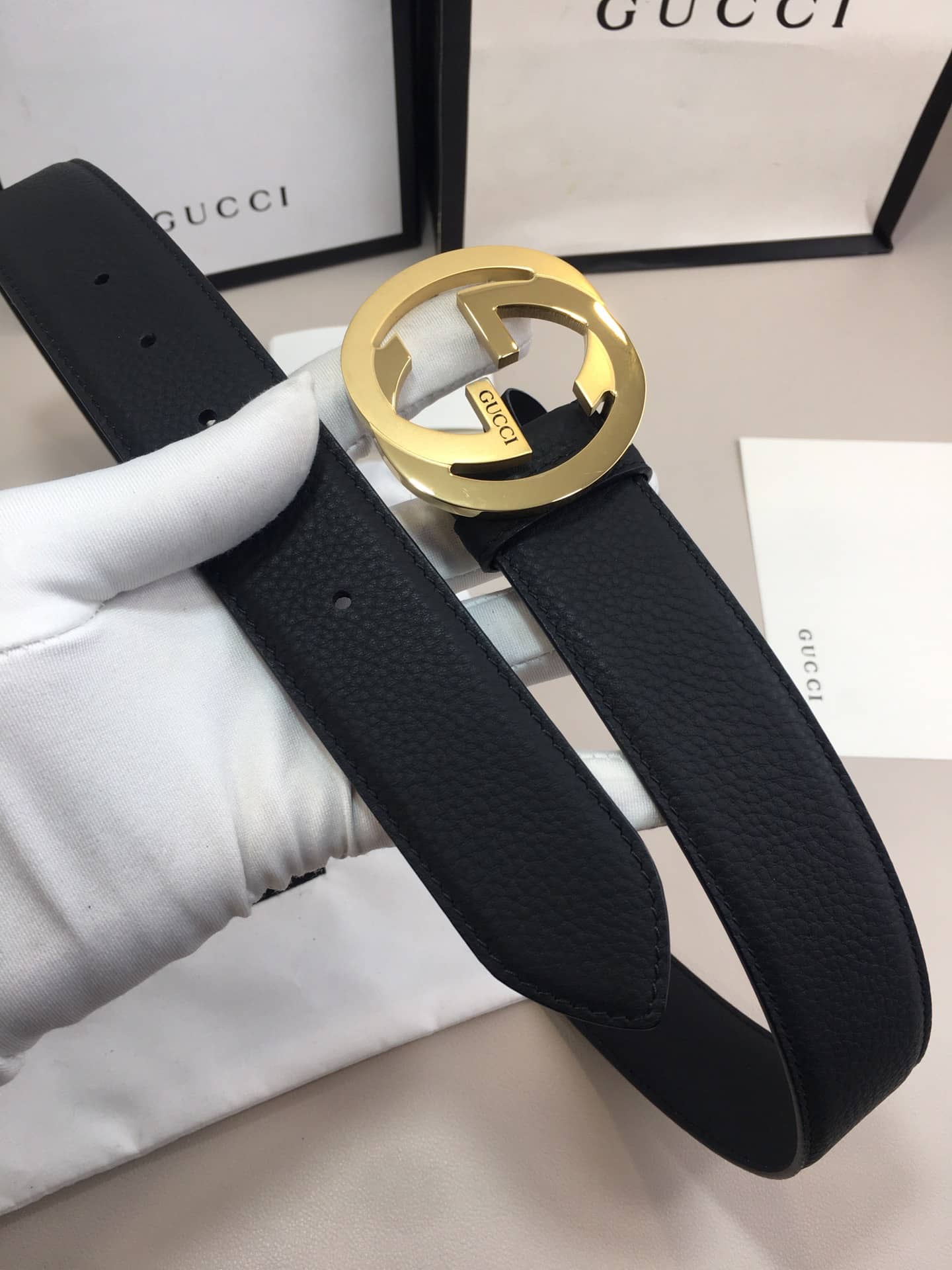 Gucci GG Marmont Reversible Belt Black, Women Belt