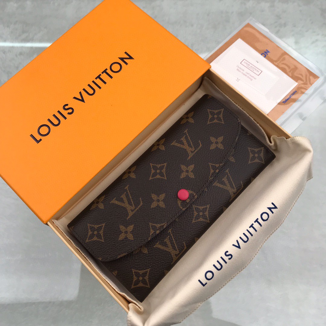 Louis Vuitton Monogram Wallet 19cm Brown